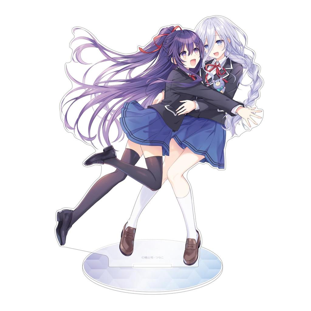 KADOKAWA Date A Live Acrylic Stand Tohka Mio H182 X W150mm Acrylic Resin & Approx.