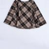 2025 Spring Women's European-American Fashion Plaid Cape Coat