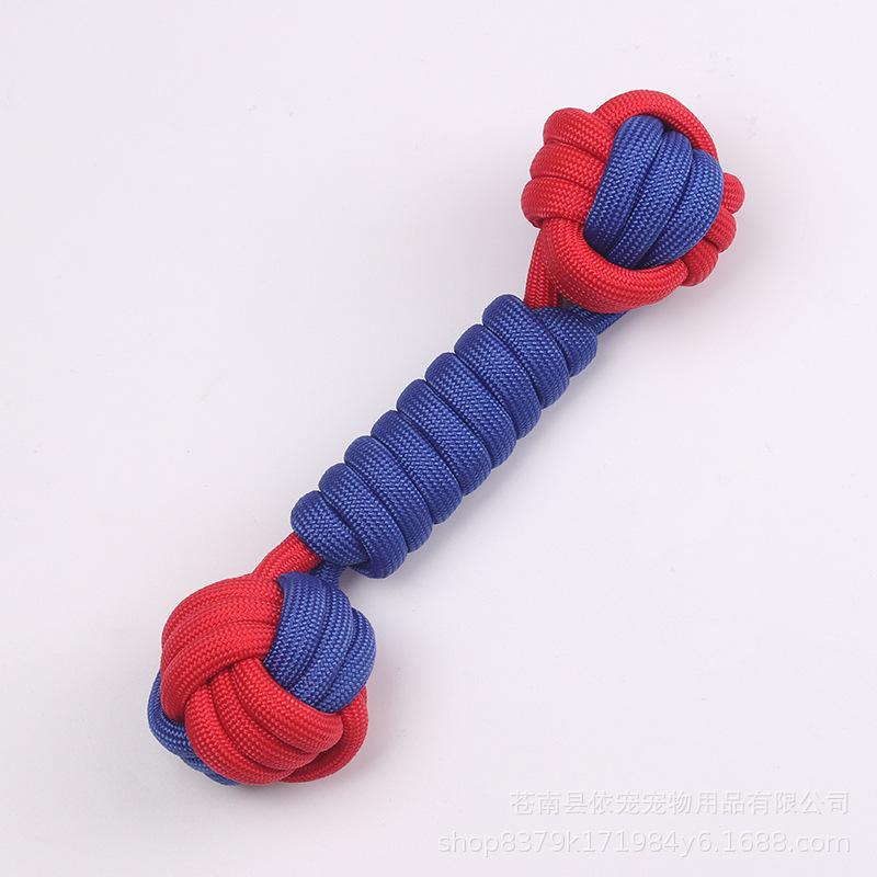 Dog Rope Toy Chew Knot Ball for Puppy Small Medium Dogs Teething Cleaning Interactive Play