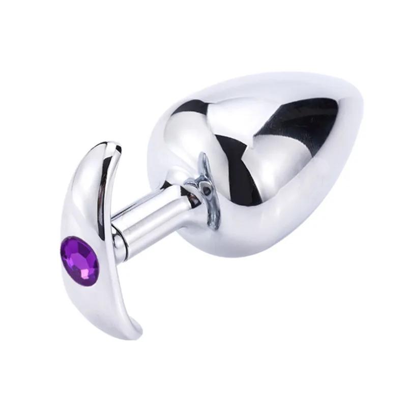 Metall Ankerbasis Outdoor Damen Analplug Paar Adule Spielzeug Edelstahl Mann Buttplug Trainer Erwachsener Sex Anal Masturbator