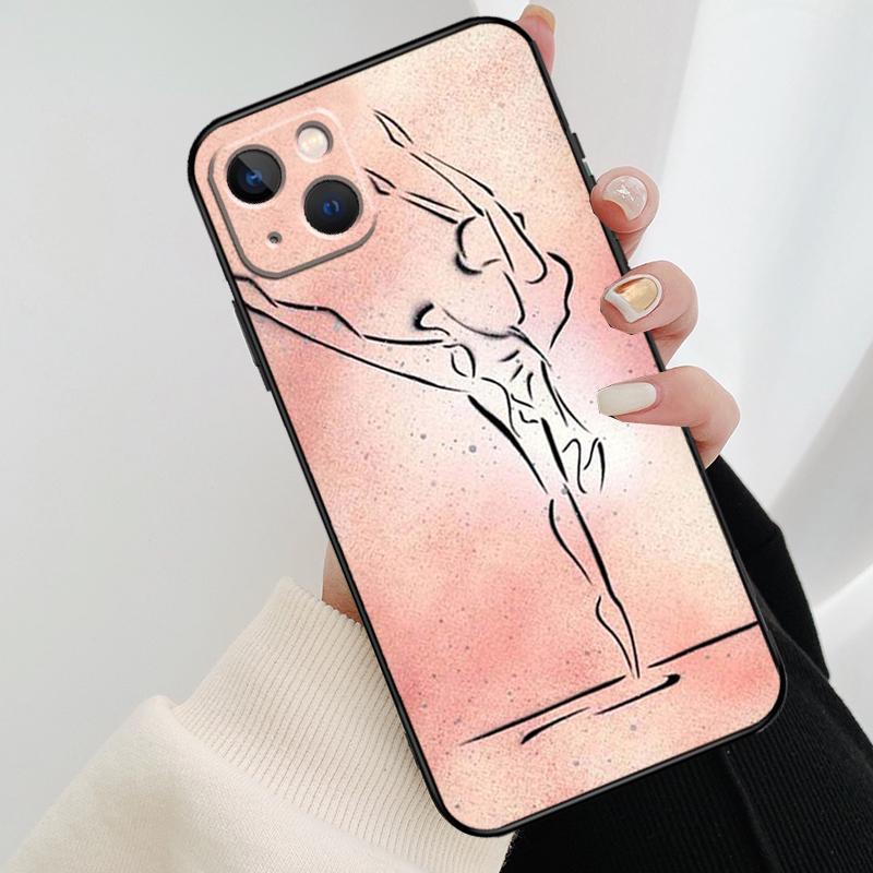 Ballerina Ballet Dance Girl Phone Case For iPhone 17 Pro Max 15 14 13 11 12 16 Pro Max mini 15 16 Plus 16e 17 Air Cover