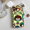 Anime D-Daria Phone Case Black Silicone Soft Shell For IPhone 17 16 15 14 13 12 11 Air Pro Max Plus Hot Sale