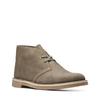 Clarks Herren Bush Shaker 3 Freizeitschuhe, Schnür-Chukka-Stiefel, Sandfarbenes Wachs-Wildleder, Größe 24,0 cm