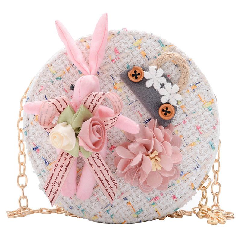 Charming Childrens Mini Shoulder Bag Soft Leather Cute Princess Design For Girls