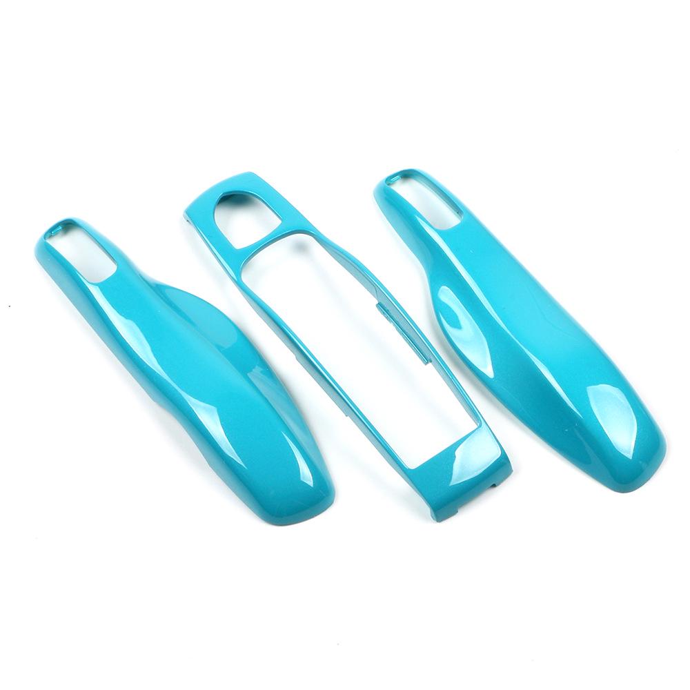 Porsche Key Shell for Cayenne, Macan, 911, Panamera, 718, Taycan - Miami Blue
