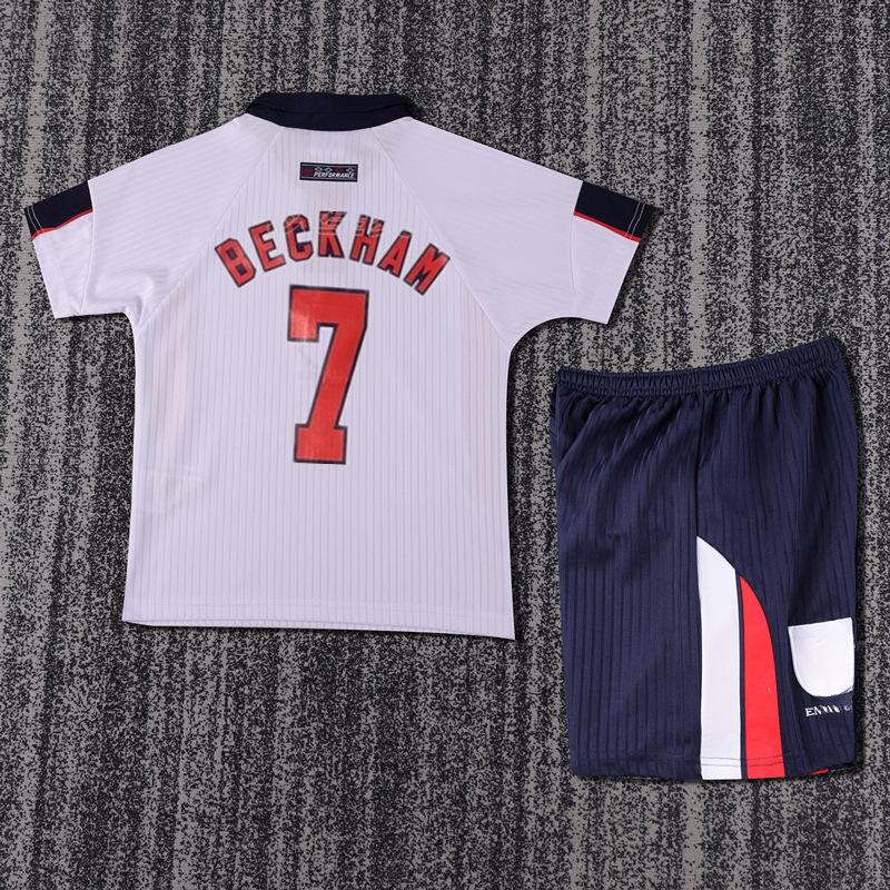 Klassisches Retro-Fußballtrikot Barcelona Kaiser M Thailändischer Kinderanzug Retro-Kinderanzug