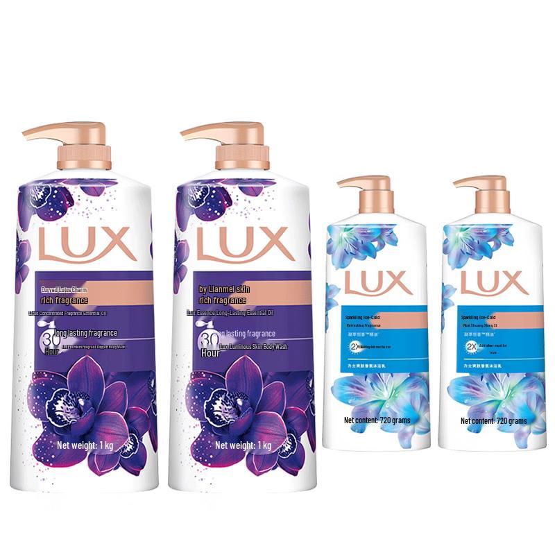 LUX Long-Lasting Fragrance & Refreshing Shower Gel Bundle