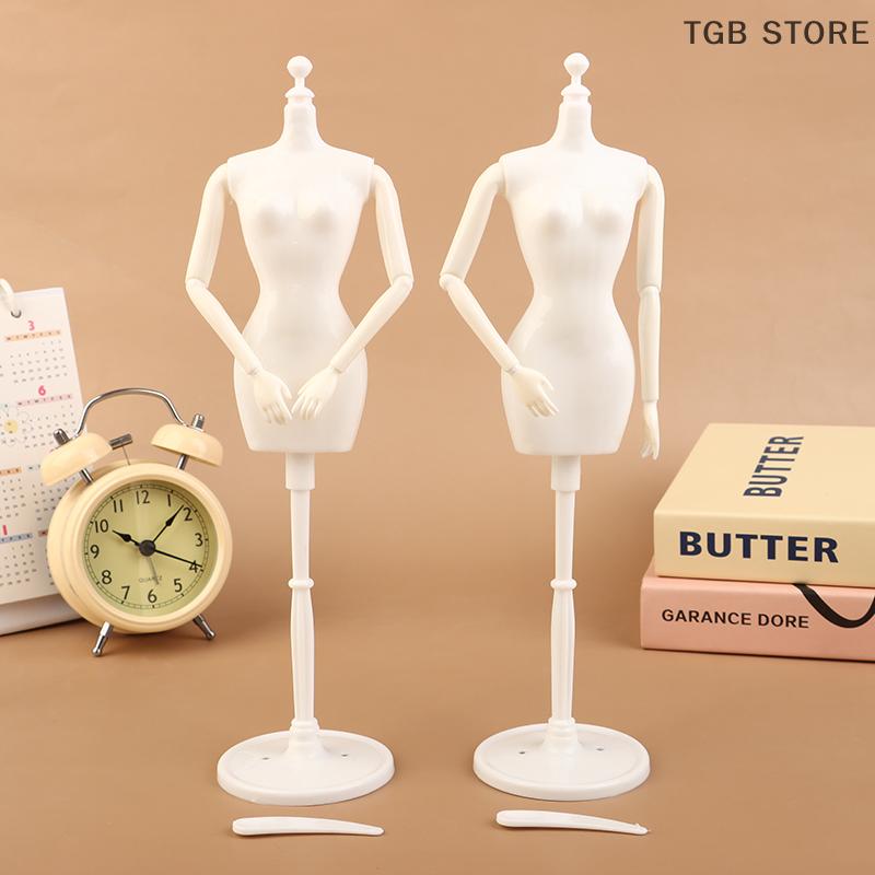 1Pc Doll Mannequin Coat Hanger Skirt Support Wedding Mannequin Stand For Dollhouse Humanoid Model Toy Gown Display Form