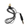Right Angle Tattoo Clip Cord RCA Cable Line Tattoo Machine Power Supply Accessory (Black)
