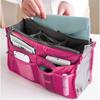 Geantă practică de mână, nailon, organizator dublu, geantă de depozitare pentru cosmetice WGILIL1676a