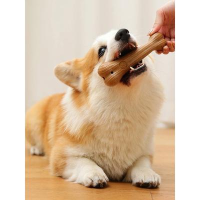 Pine Wood Deer Antlers Dog Chew Toys Durable Pet Dog Toys Gift Dog Chewing Stick Indestructible Tough Aggressive Chewers Toys