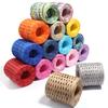 200M/roll Raffia Straw Yarn Colorful Paper Braided Rope for Handmade Craft Knitting Crocheting Threads DIY Bouquet Gift Package