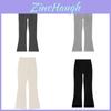 Womens High Waist Flared Pants With Stretch Fabric For Casual Autumn And Winter Wear