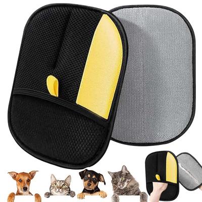 Pet Hair Remover Gloves Reusable Pet Fur Removal Mitt Pet Hair Removal Gloves for Cleaning Hair Removal