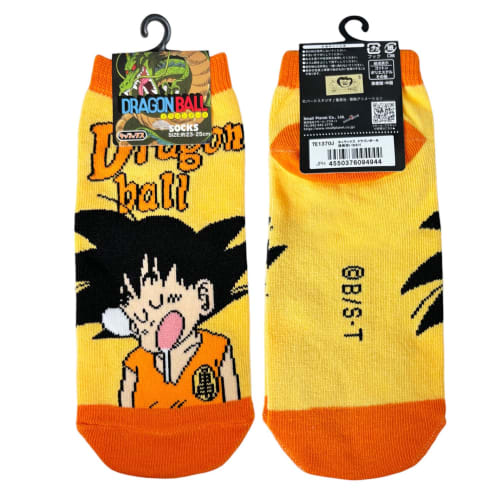 Small Planet Character Socks, Dragon Ball Son Goku Sleeping, Women's, Sizes 23-25cm