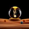 Pegasus 3D Crystal Ball Music Box with Bluetooth Base and Luminous Night Light Ornament