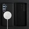 Premium Magnet for Magsafe Case for Samsung Galaxy S25 Ultra S23 S24 Genuine Leather Cover Magnetic Funda Cases Full Coverage