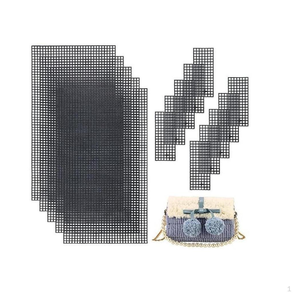 PP Mesh Canvas Sheets Crafting Crochet Projects Handmade Lightweight Make Dividers Cross Stitch