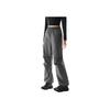 Anta Comfortable Casual Simple High-Waisted Straight-Leg Sports Pants Women Bottoms Graphite-Gray 962516501-2