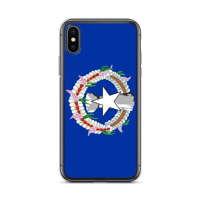 Coque iPhone - Officielle - Îles Mariannes du Nord - Souple - Multicolore - Modèle Vertical