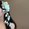 Colorful Hanfu Hair Accessories Ancient Style Chinese Style Hair Clip Flower Hairpin  Women