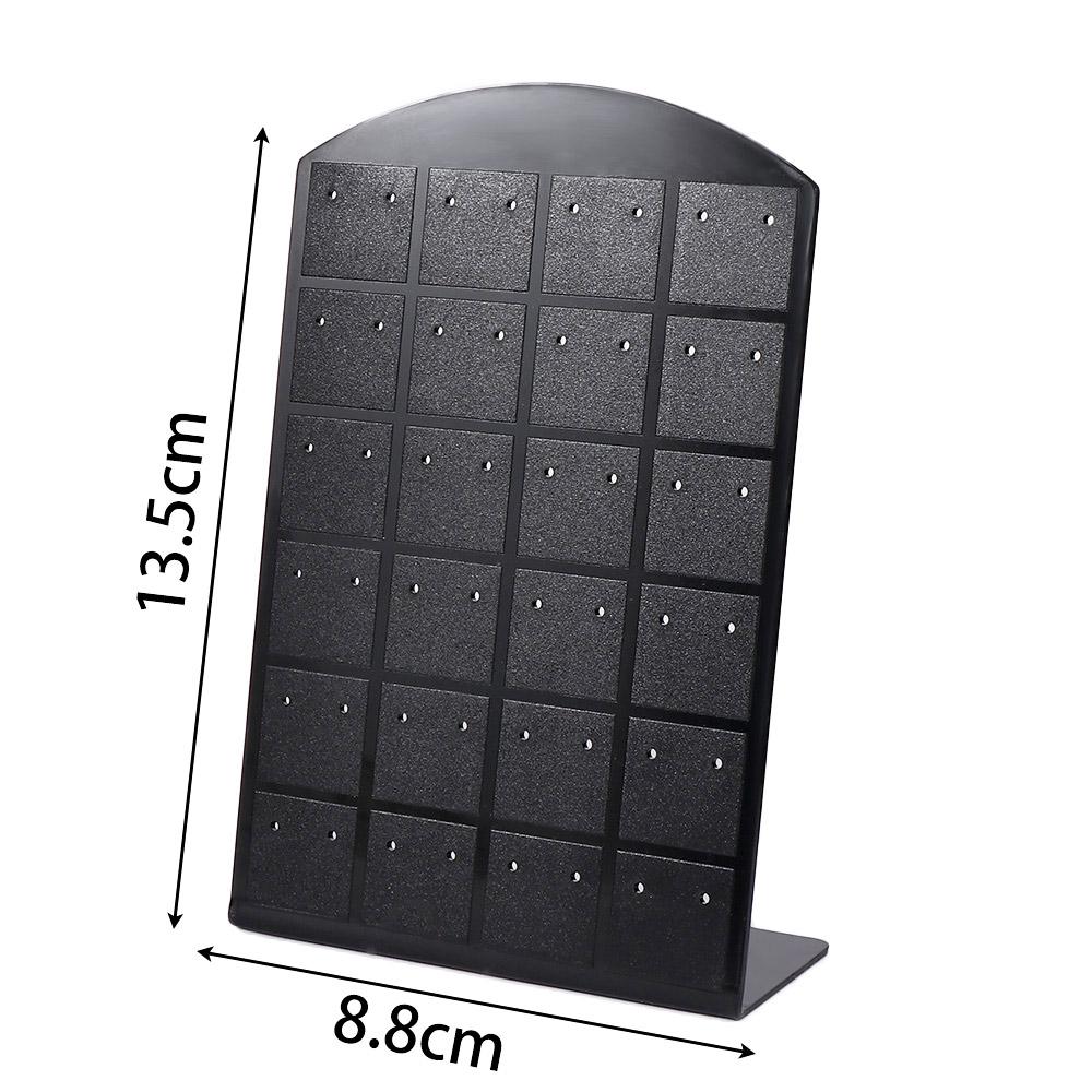 Women Beauty Display Holder Tool 24 Pair Earrings Earring Box Jewelry Frame Jewelry Rack