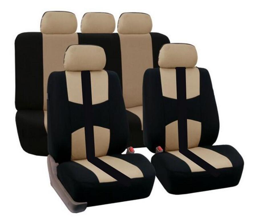 9Pcs Seat Cover Set T22556 Black,MOQ 40Sets