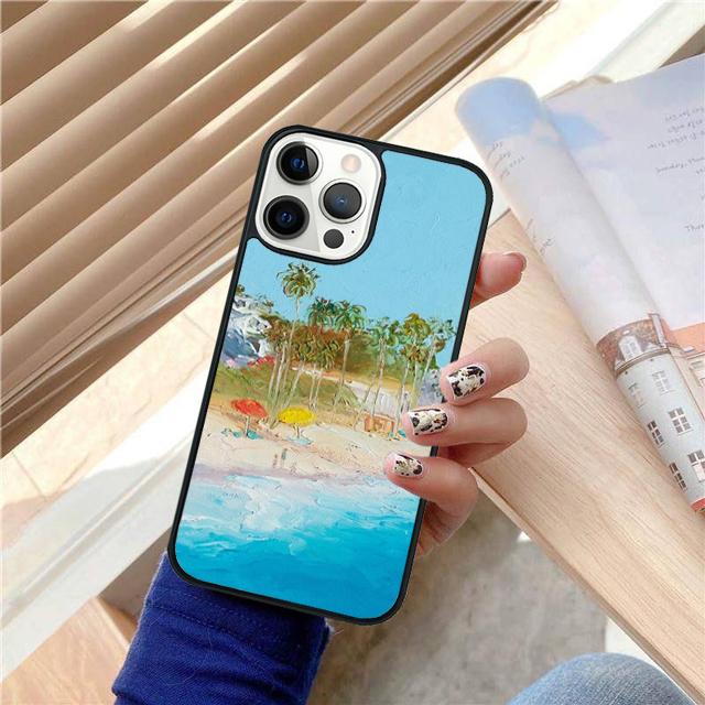 Love Summer Beach Coque Shell For iPhone 17 Air 15 16 14 13 12 Pro Max 11 Pro Max Plus Phone Case Cover