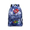 (Albastru Tunet) Rucsac Super Mario pentru Copii Geantă de Școală Ghiozdan pentru Elevi Geantă de Mână Cadouri Geantă de Călătorie