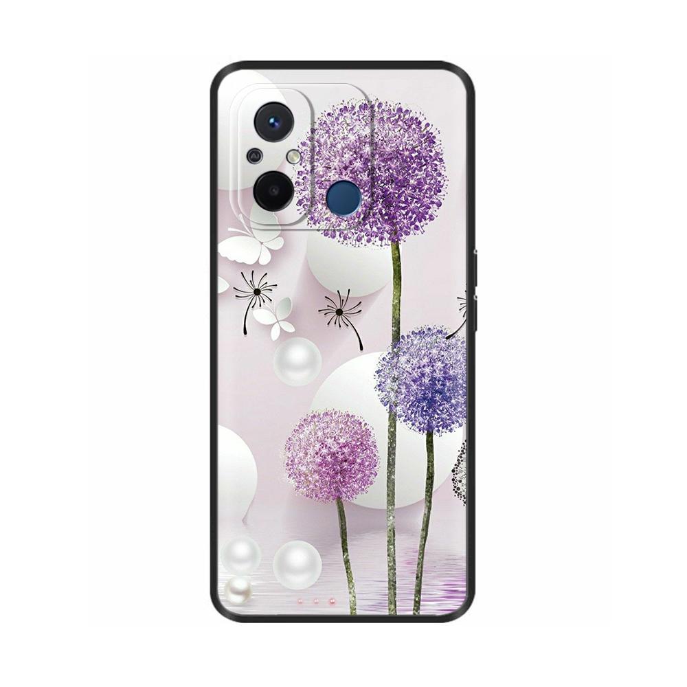 For Redmi 12C Case Redmi12C Cover Soft Smooth Liquid Silicone Cartoon Phone Case For Xiaomi Redmi 12C Cover 12 C Fundas Coque