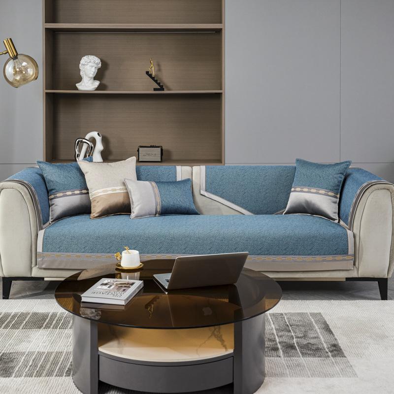 Light Luxury Sofa Cushion Four Seasons Universal Non-Slip High Precision High-End Modern Simple Nordic Fabric Sofa Towel Cover