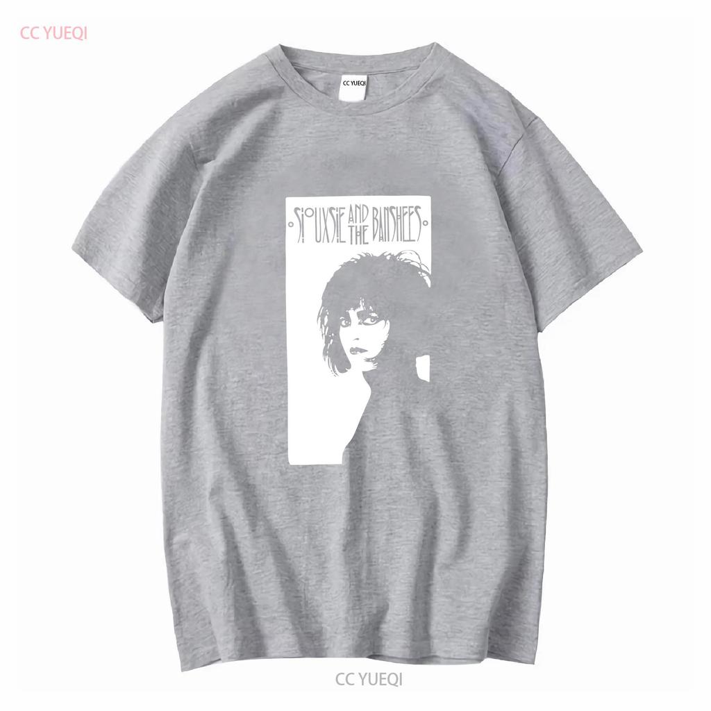 Siouxsie and Banshees T shirt long or short sleeves vintage Washed homme designer clothes Soft Stylish Top For Everyday Wear