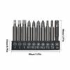 10-Piece Household Drill Bit Set: Phillips, Slotted, Electric Screwdriver Accessories