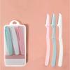 Folding Eyebrow Trimmer, Eyebrow Scraper, Shaving Knife Beginner's Set, Beauty Tools, Replaceable Blade Beauty Tools