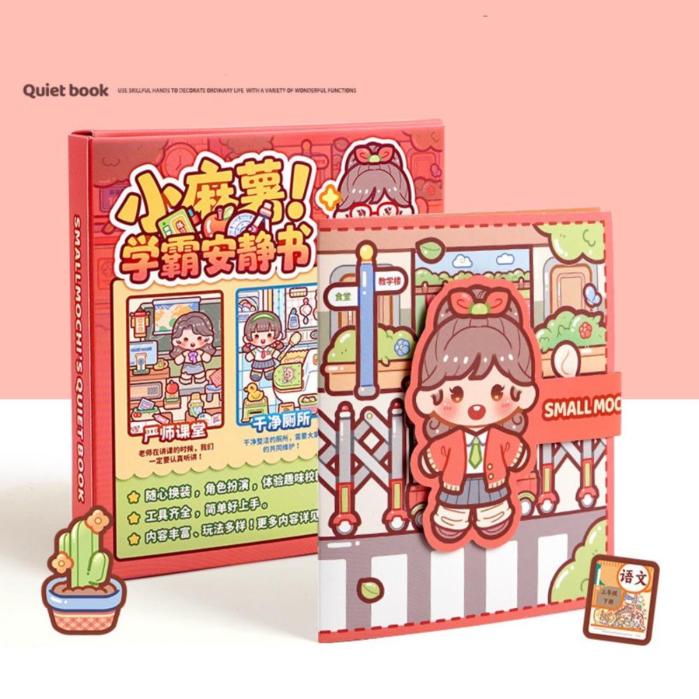Sticker Book Telado Busy Book Paper DIY Scene Material Sticker Handmade Quiet book  Girls