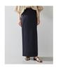Whim Gazette Jersey Long Skirt Size Black I-Line (WGZ1041501A0002), S,