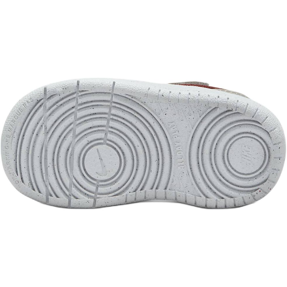 Nike Court Borough Recraft TD Light Iron Ore Dark Pony Baby Sneakers Grey White FZ4521-100