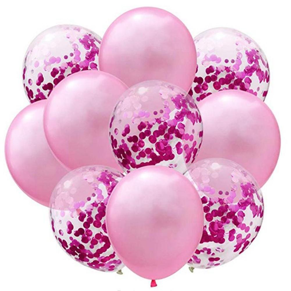 Confetti Balloons Helium Set Wedding Birthday Party Shower Decoration