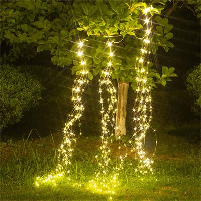 40 Strand 800 LEDs Christmas Vine Waterfall String Lights Outdoor Watering Can Light Waterproof Plug In Firefly Bunch Lights