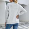Vintage Loose Knitwear Cardigan Sweater Hooded Long Sleeve V Neck Solid Color Autumn Winter Top