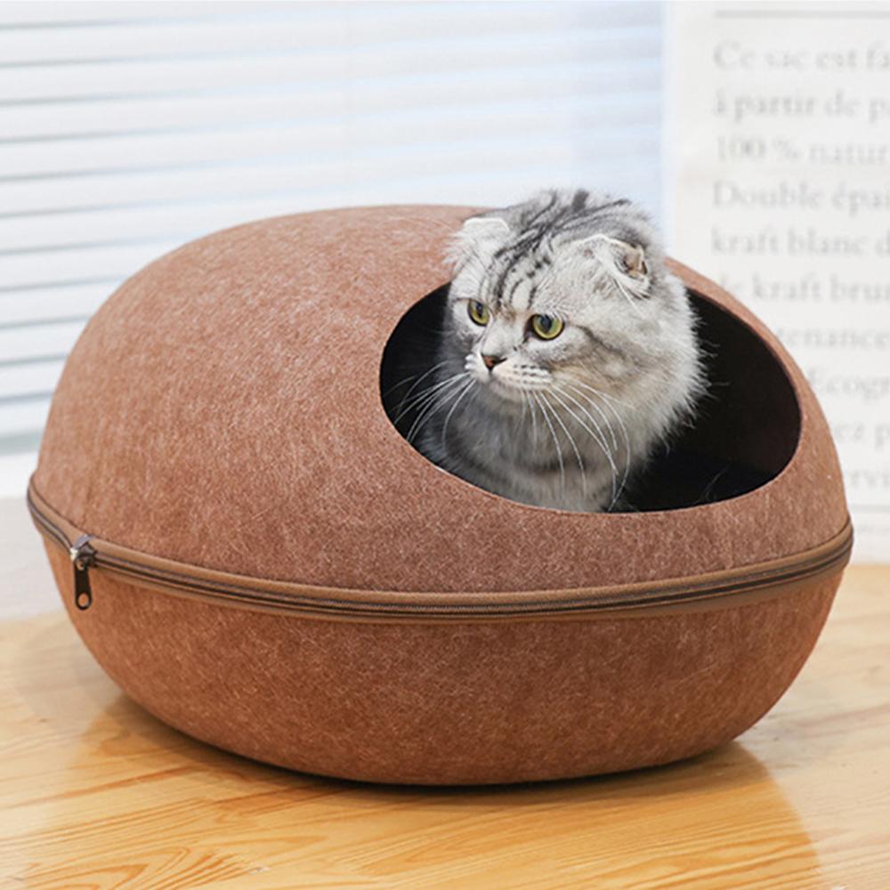 Cozy Cat Bed Home Removable Pet House for Cats Breathable Puppy Cat Kedi Malzemeleri Kattenmand Cats Products for Pets Supplies