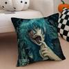 SSally Face Cushion Cover Throw Pillow Cover Hidden Button Durable Polyester Chair Cushion