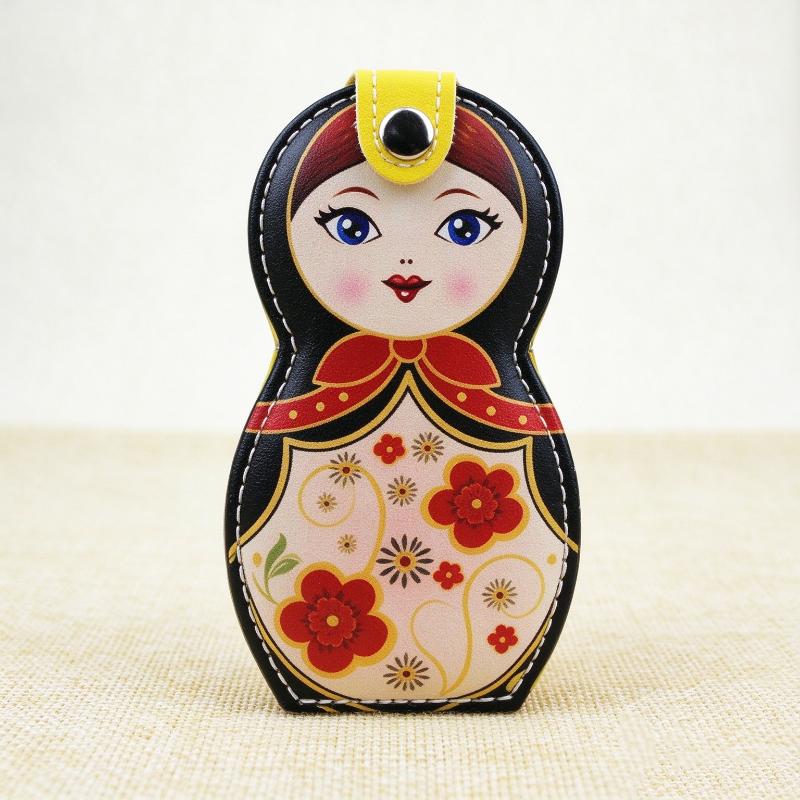7Pcs Nail Tools Nail Clipper Set Russian Nesting Doll Style Nail Clipper Kit Manicure Nail Polishing Shaping Trimming Tool