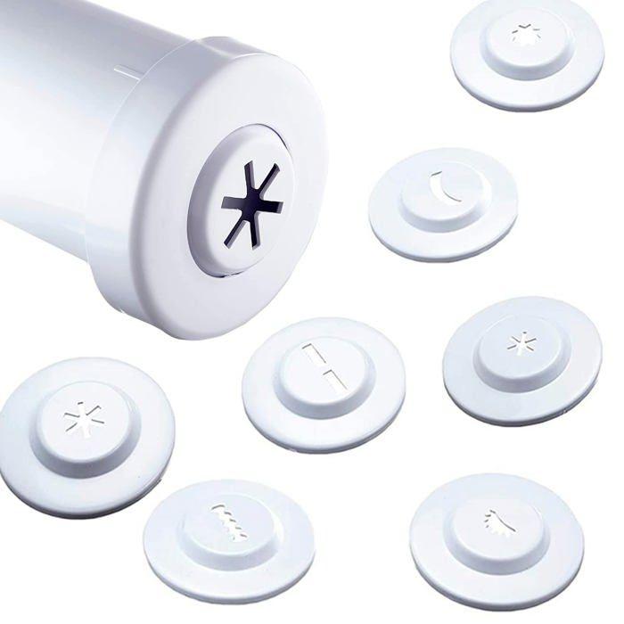 Churros-Maschine - tienda eurasia - Churrera - 8 Köpfe - Widerstandsfähiger Kunststoff - Leicht zu reinigen