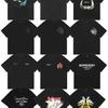 High Street Halbsleeve Locker Kurzarm E Buchstabe Retro T-Shirt R Gewaschen Tide Marke Retro Seepr