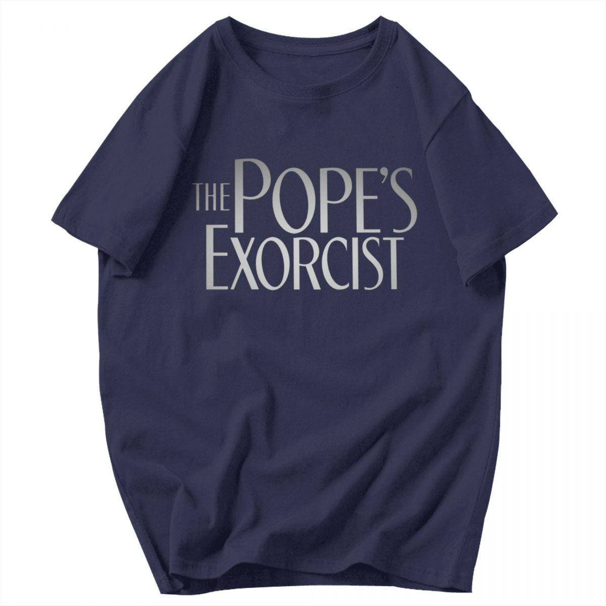 

Men T Shirt The Popes Exorcist Word Pops Y2K Graphic Quality Unisex Clothes T Shirts 4XL