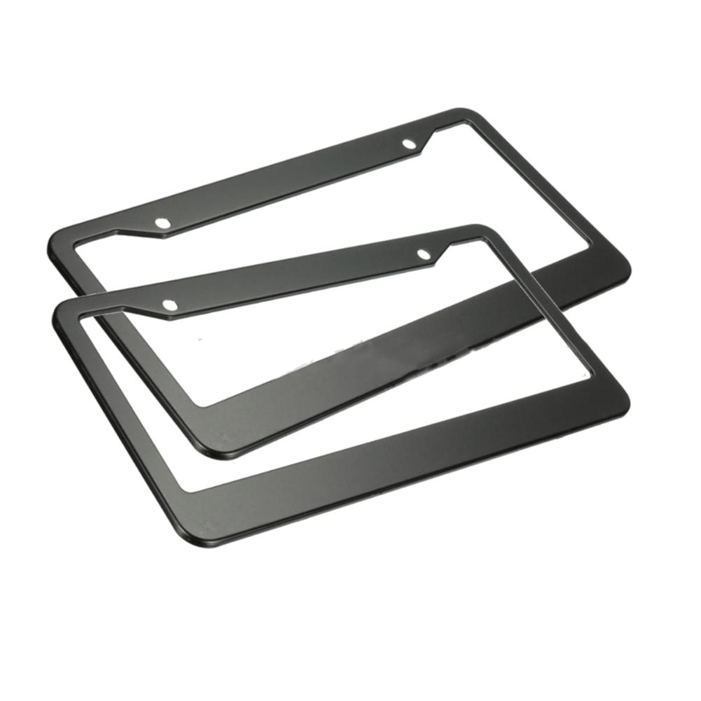 

2-6 шт. 12 дюймов x 6 дюймов Крышка номерного знака автомобиля из нержавеющей стали Автомобильные аксессуары Крышка автомобильной рамы для номерных знаков США и Канады