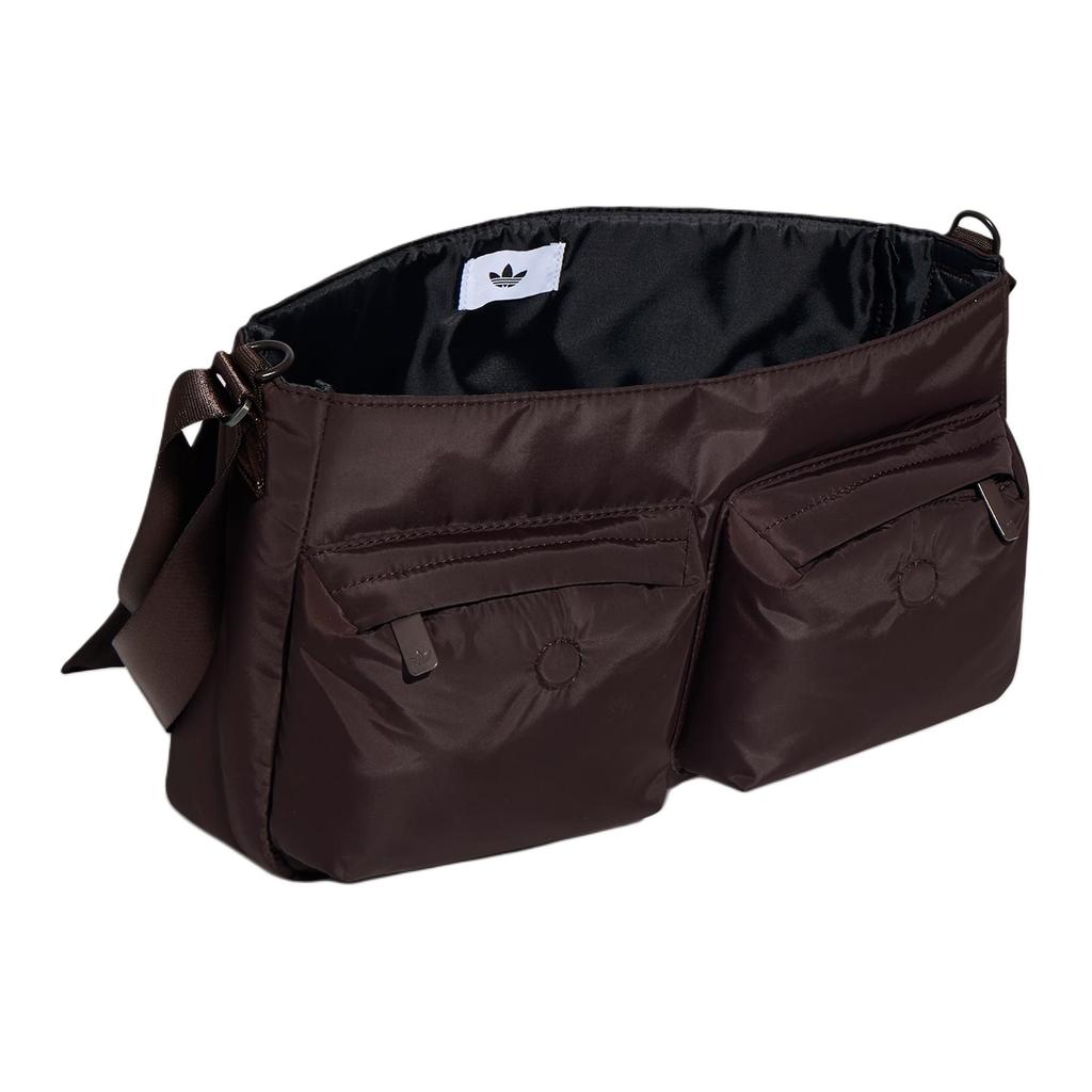 Adidas Originals 13.1L Messenger Logo Polyester Crossbody Bag Unisex bags Carbon-Black KT7417