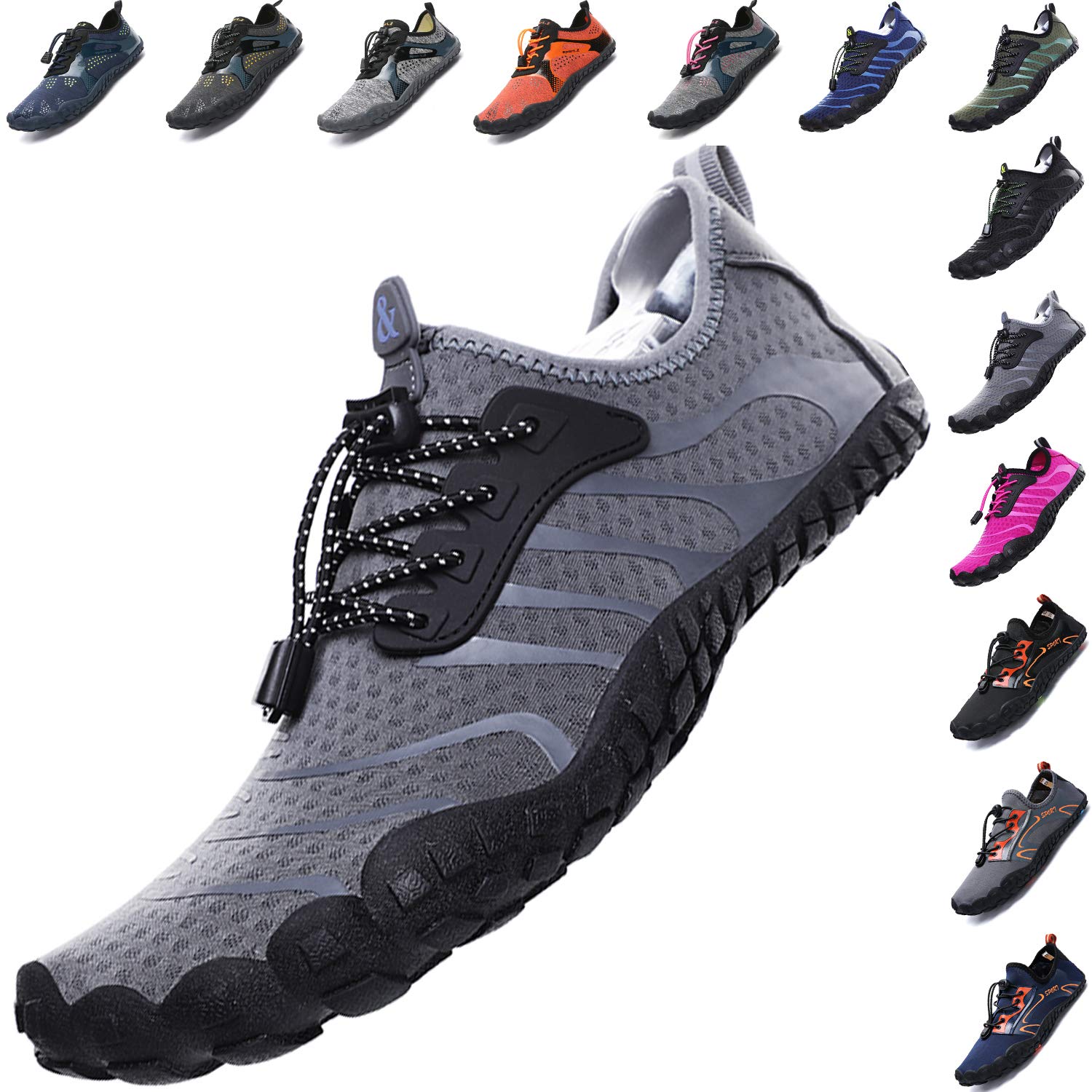 

Nuomama Amphibious Water Shoes with Wide Thick Breathable and Suitable for Outdoor River Hiking Beach and Casual Sneakers Men s Soles, Quick-Drying,
