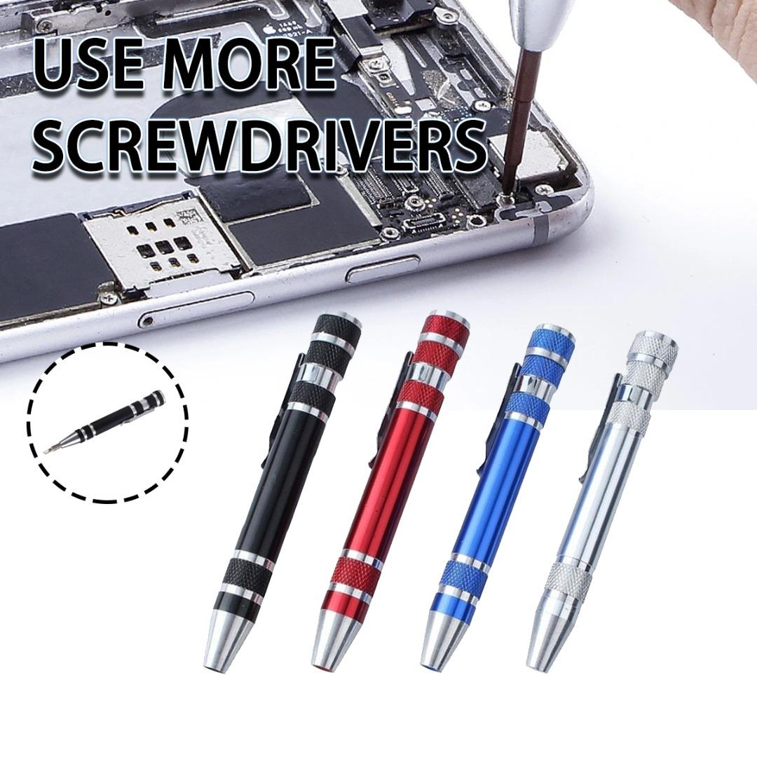 

PDTO 8 в 1 мини-ручка, отвертка, набор инструментов для прецизионного ремонта, многоцелевой